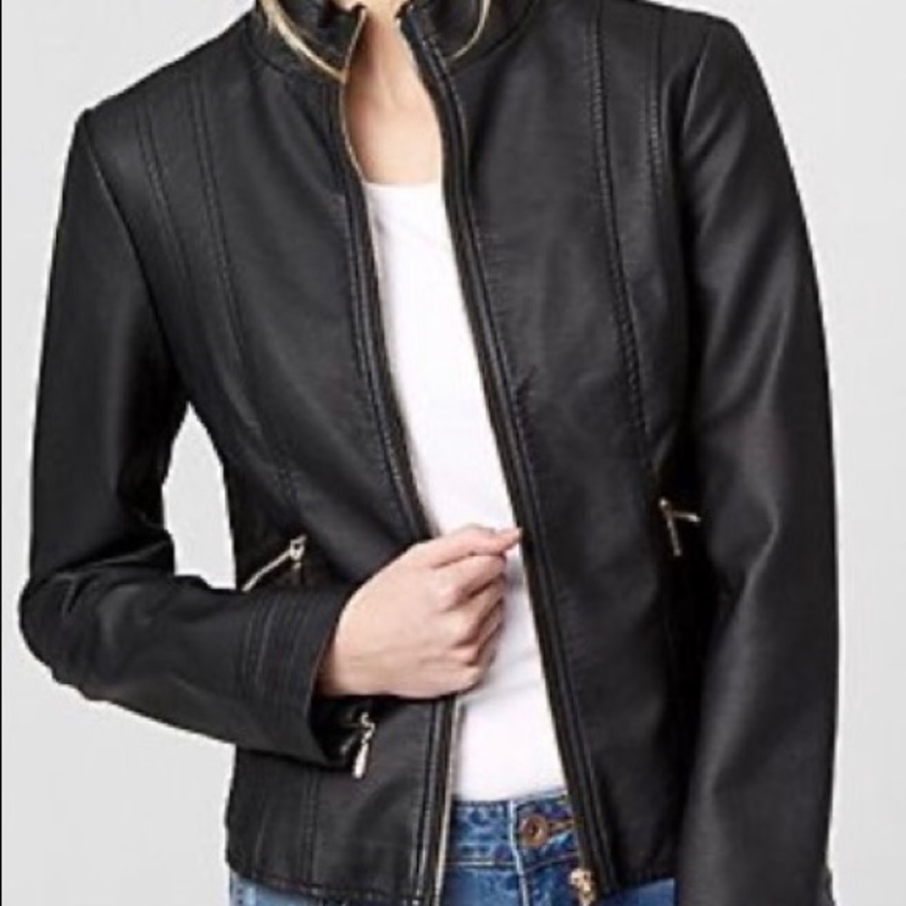 Le Chateau Faux Leather Jacket